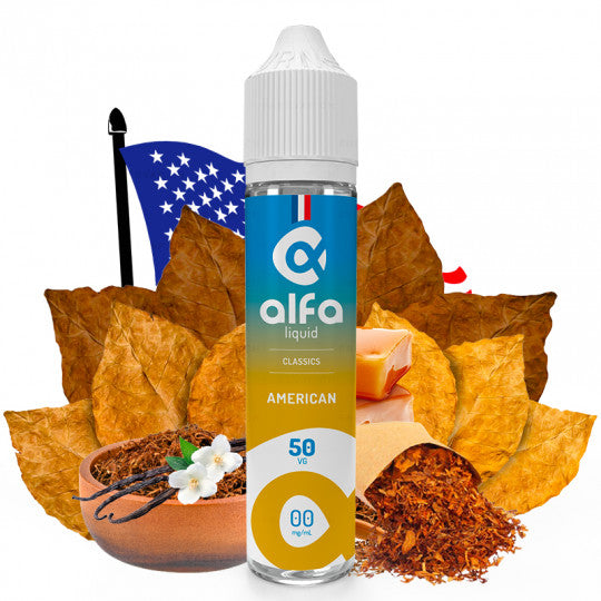 E-liquide American - Classics - Alfa | 50ml in 70ml