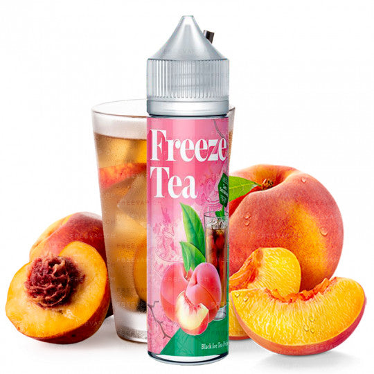 E-liquide Black Ice Tea Pêche - Shortfill Format - FreezeTea by Made in Vape | 50ml