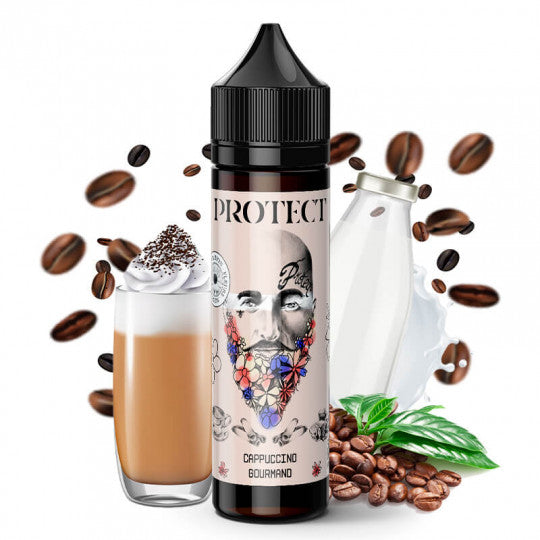 E-liquide Cappuccino Gourmand - Protect | 50ml "Shortfill 70ml"